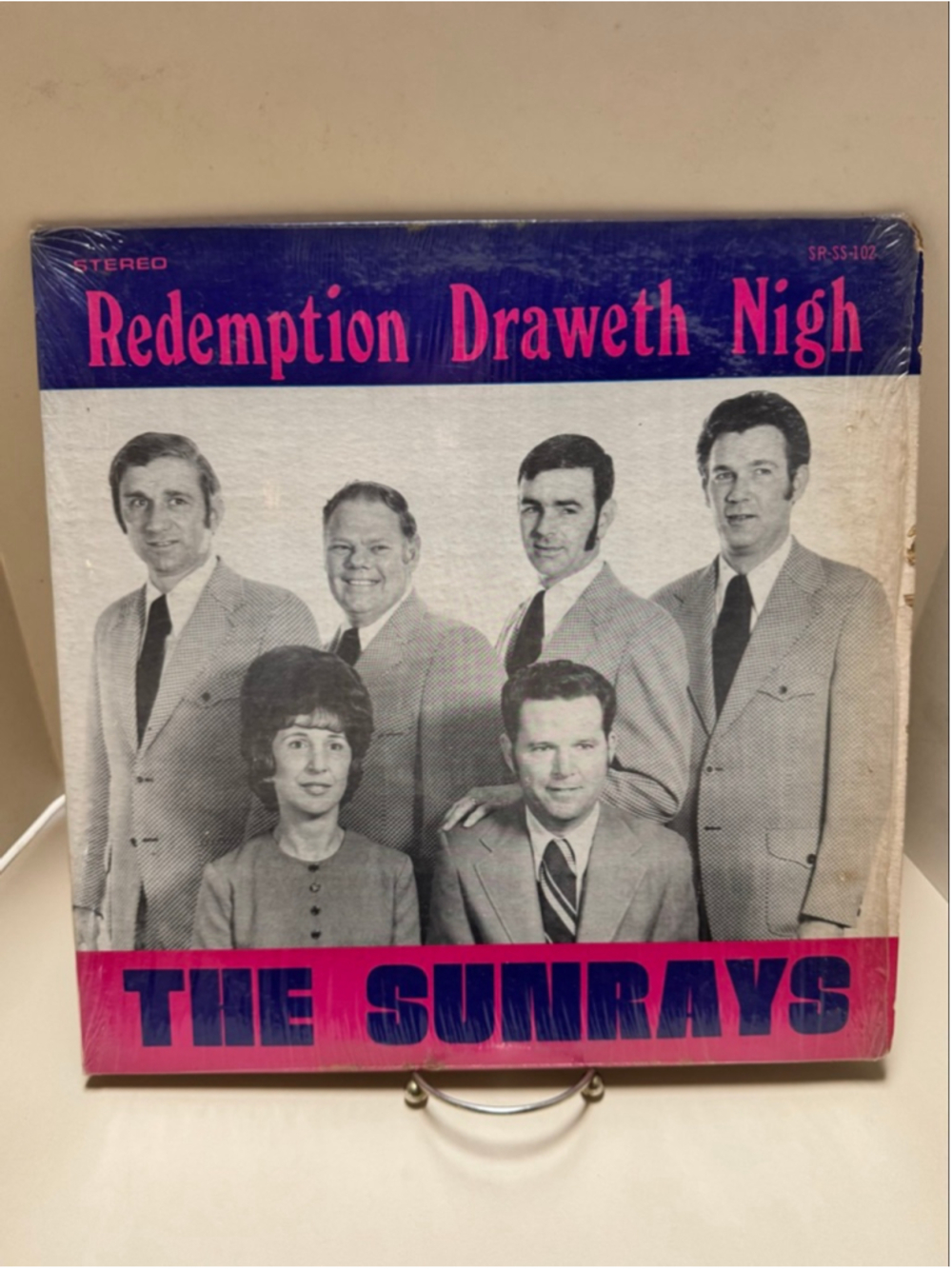 1968 The Sunrays by The Sunray Quartet Vinyl Record LP - Hickory, NC - RARE